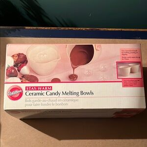 Ceramic candy melting bowls